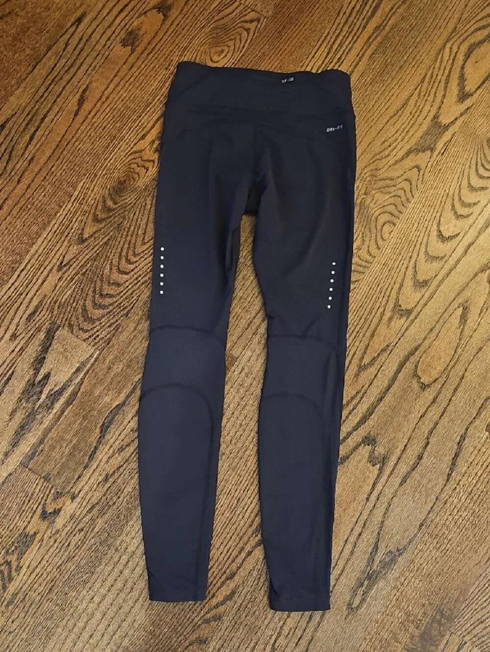 Nike Epic Lux Leggings Dri-Fit Black Running with Mesh Cut Out Design